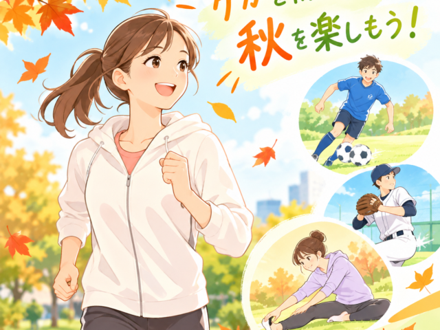9月は運動会シーズン！スポーツによるケガにご注意ください